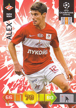 Alex Spartak Moscow 2010/11 Panini Adrenalyn XL CL #318